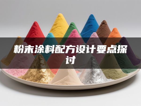 粉末涂料配方设计要点探讨